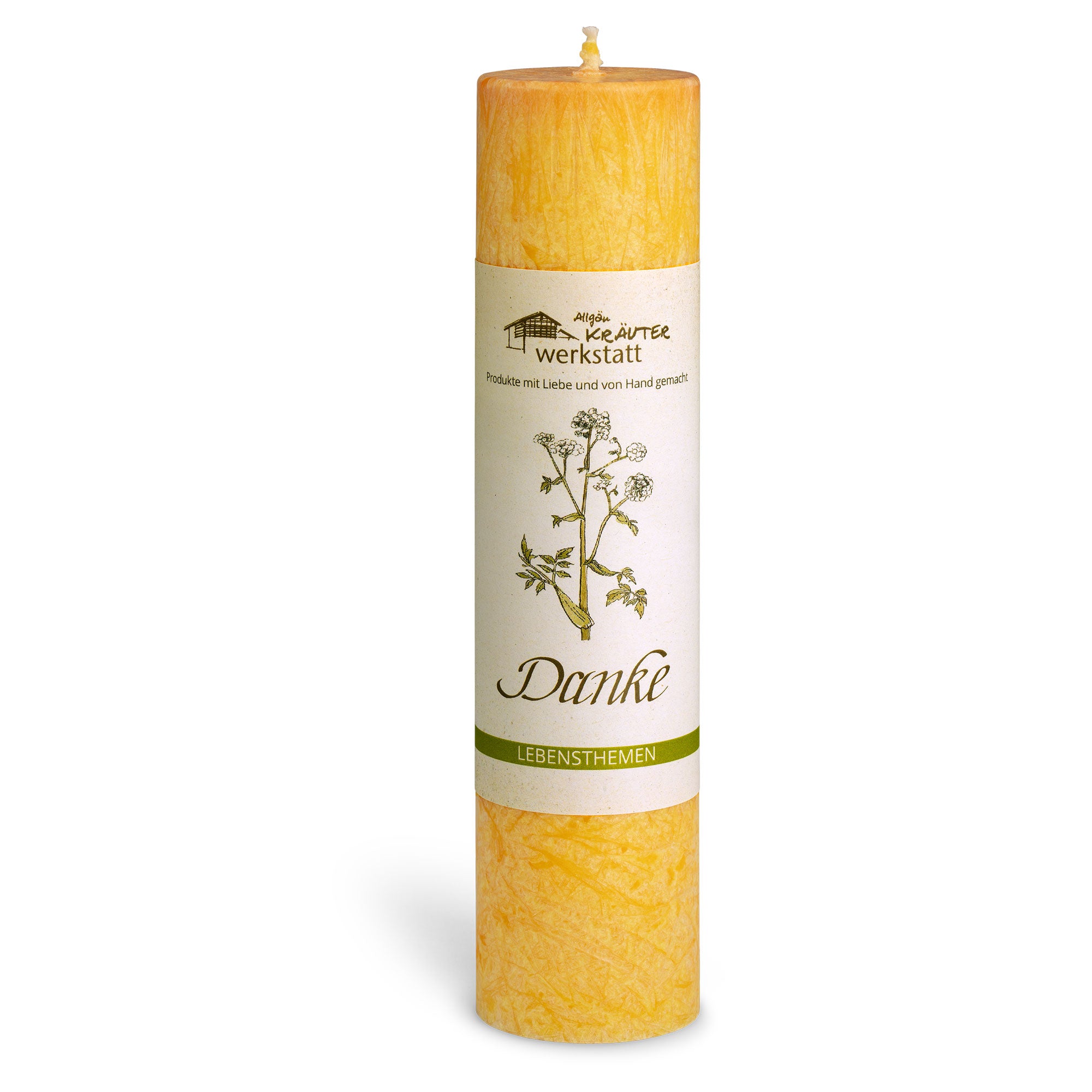 Allgäuer Heilkräuterkerze DANKE