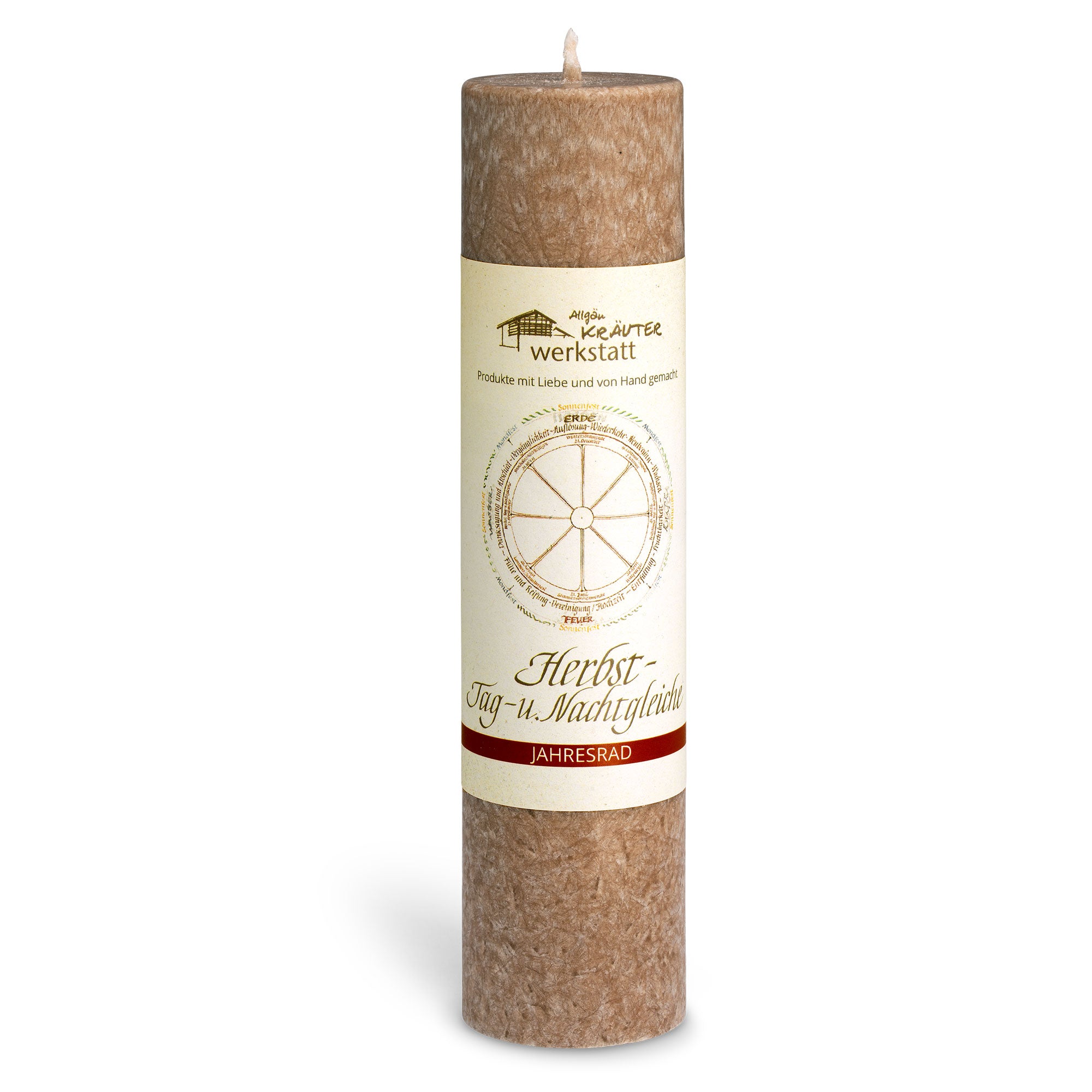 Allgäuer Heilkräuterkerze HERBST-TAG-UND NACHTGLEICHE