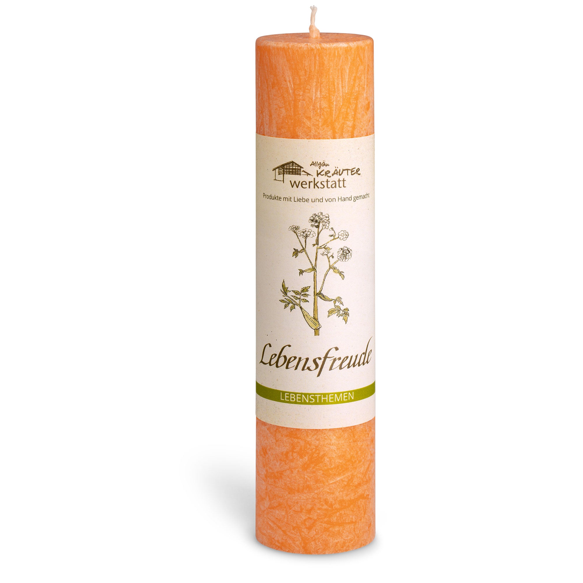 Allgäuer Heilkräuterkerze LEBENSFREUDE