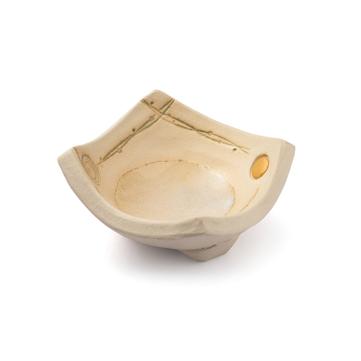 Keramikschale R30 (Spirale/Gold)