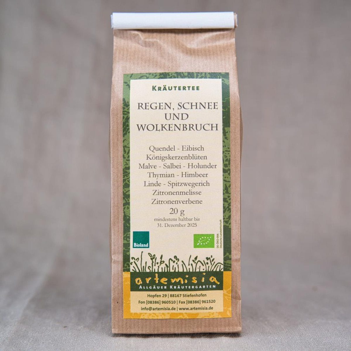 Allgäuer Kräutertee - Regen-Schnee und Wolkenbruch