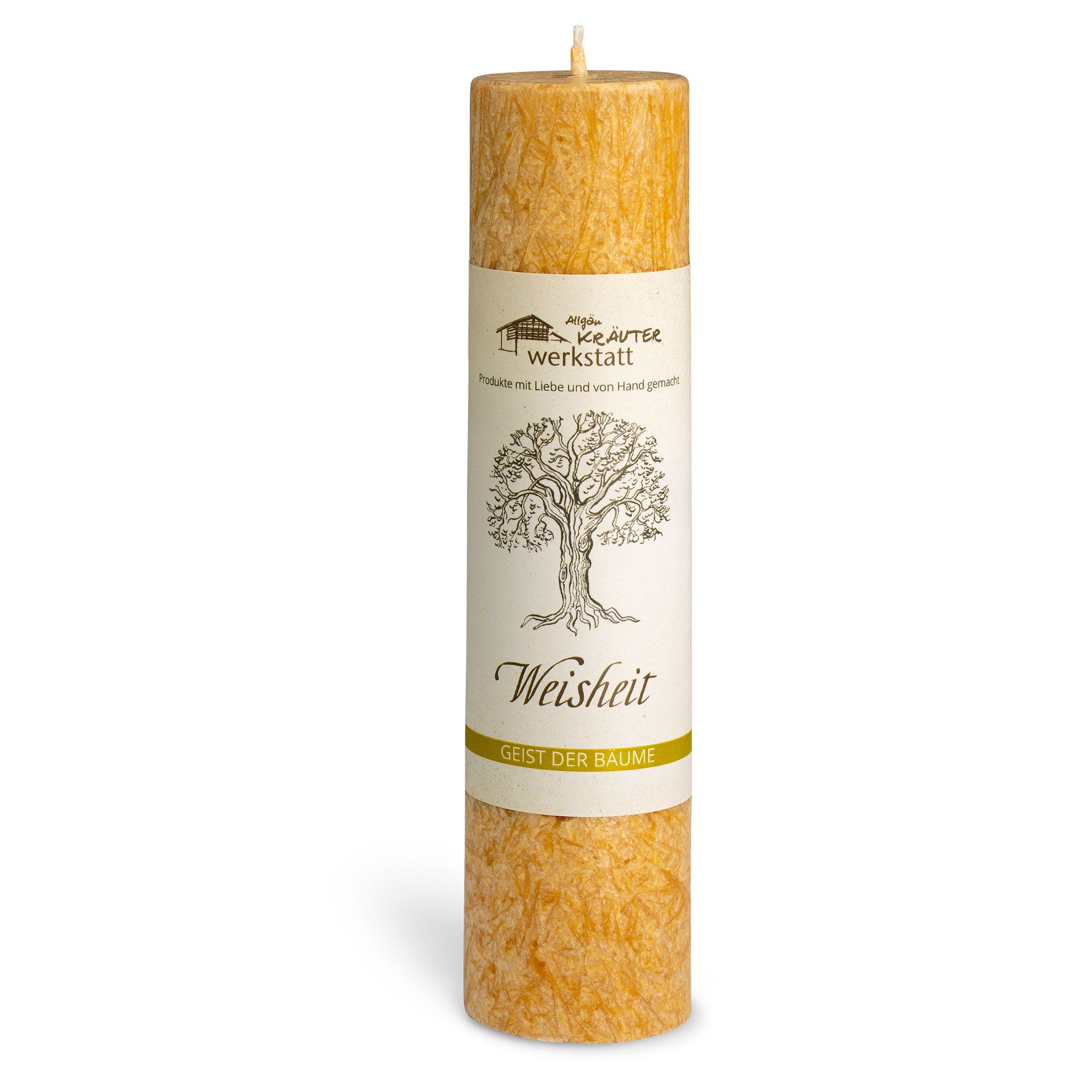 Allgäuer Heilkräuterkerze WEISHEIT