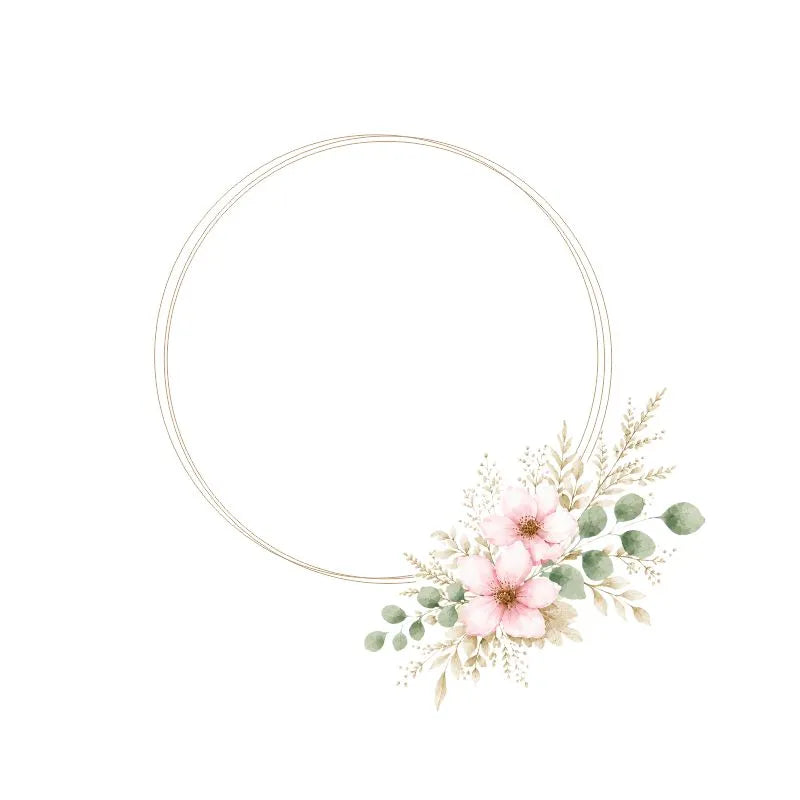 Hochzeitskerze - Romantic Floral