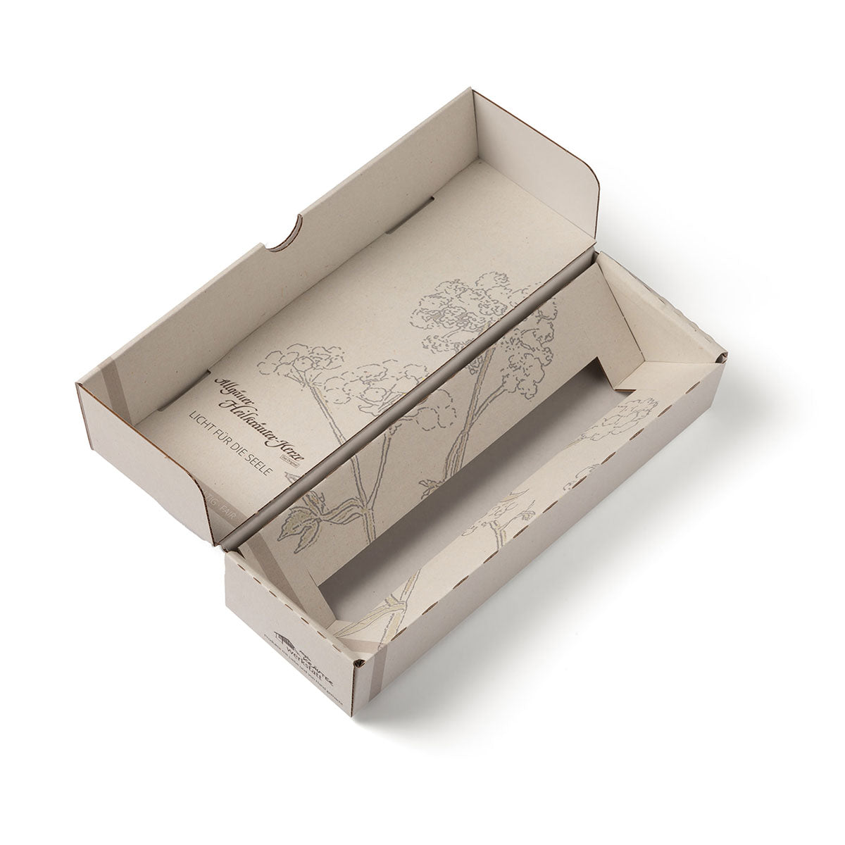 Geschenkkarton Heilkräuterkerze - GESCHLOSSEN